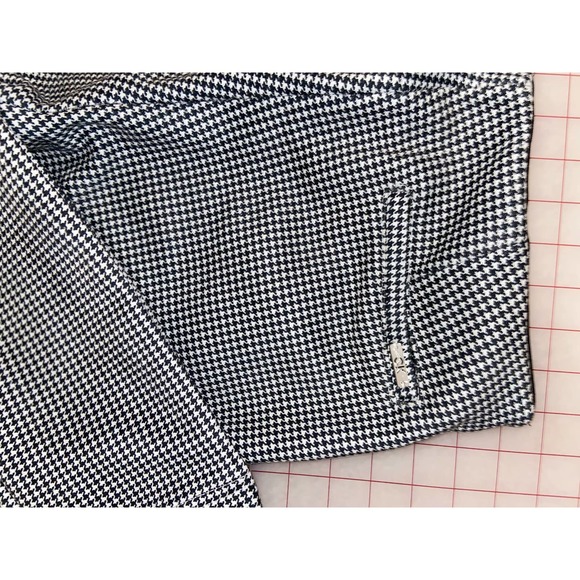 Calvin Klein Tummy Control Houndstooth Skinny Ponte Pant - Picture 6 of 11